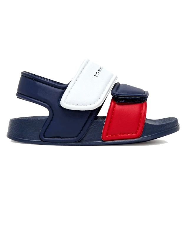 TOMMY HILFIGER TOMMY HILFIGER VELCRO SANDAL T1X2-33913-1172-27-29-Y019 Multi