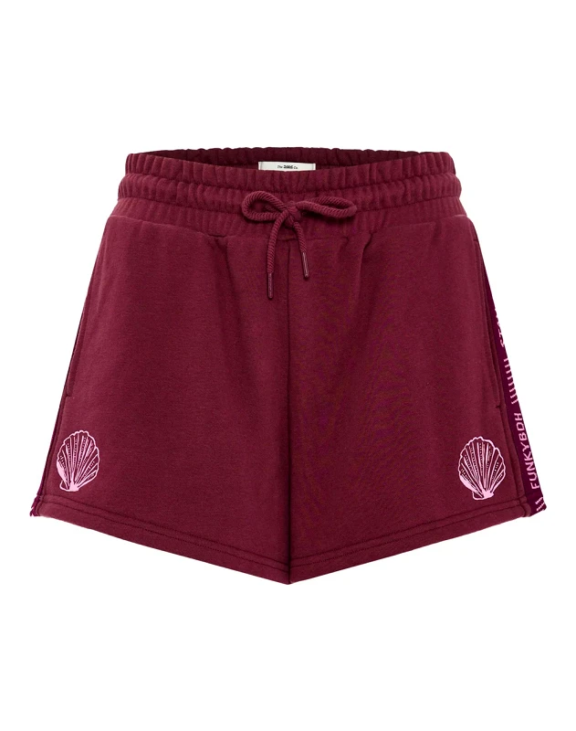 FUNKY BUDDHA FUNKY BUDDHA Shorts FBL013-105-03-BURGUNDY Bordeux
