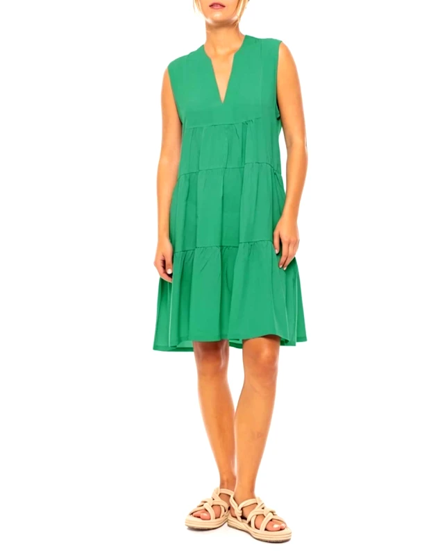 PINK LABEL PINK LABEL BEACHWEAR SOLID BN-295-SEA GREEN Green