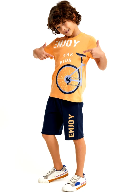 Rolypoly Φόρμα παιδική αγόρι Enjoy The Ride RP2718-Πεπονί