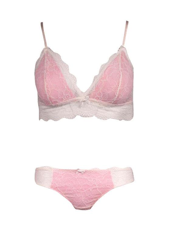 Norddiva Σετ Norddiva Bralette - Brazil 3014-Ροζ
