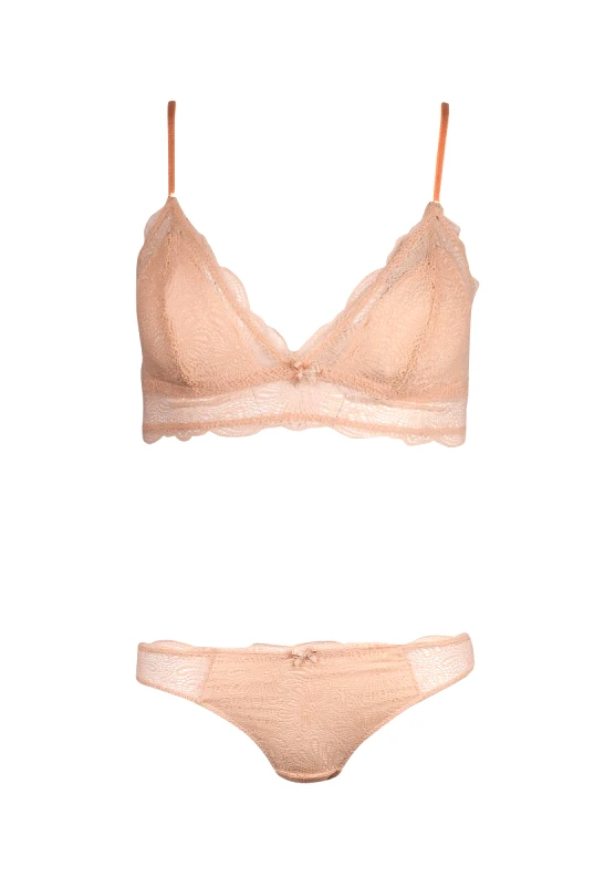 Norddiva Σετ Norddiva Bralette - Brazil 3014-Μπεζ