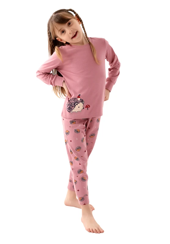 Arnetta Πιτζάμα εφηβική Arnetta Hedgehog Girl AR2610G-Σάπιο Μήλο