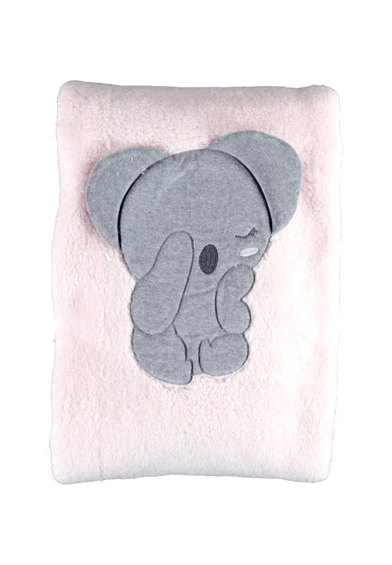 Bi Baby Κουβέρτα βρεφική Sleepy Koala Pink 64522C