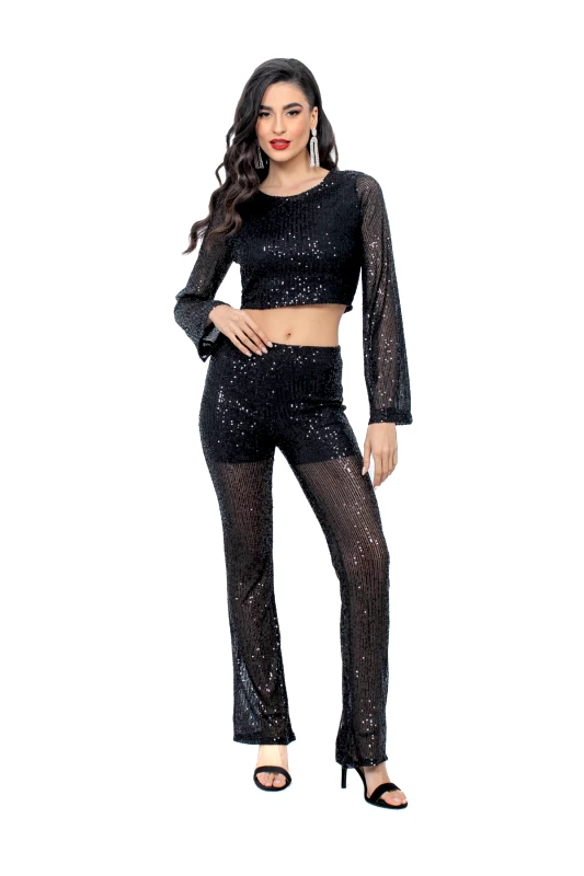 AXNARI ΣΕΤ ΠΑΝΤΕΛΟΝΙ ΜΠΛΟΥΖΑ ΠΑΓΕΤΑ ΜΑΥΡΟ