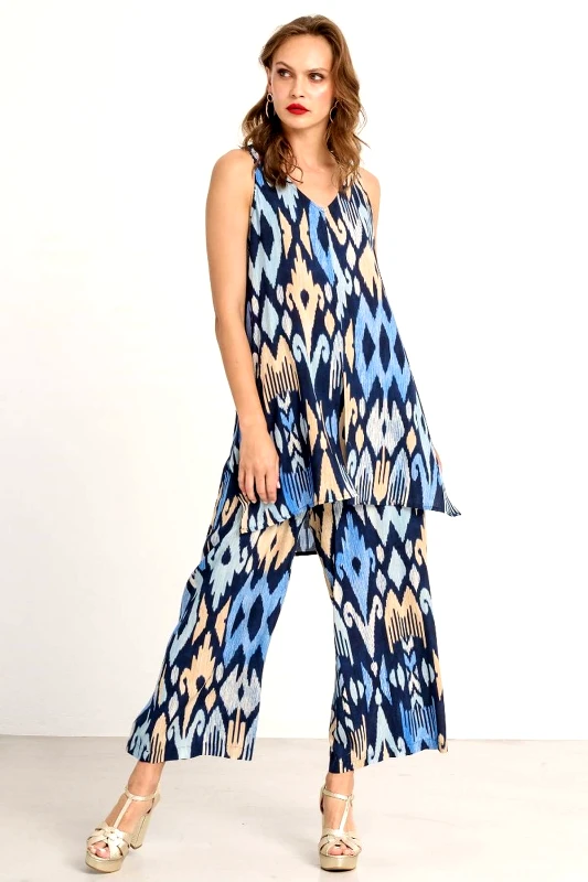 AXNARI ΣΕΤ ΜΠΛΟΥΖΑ ΠΑΝΤΕΛΟΝΑ ΕΜΠΡΙΜΕ MULTICOLOR