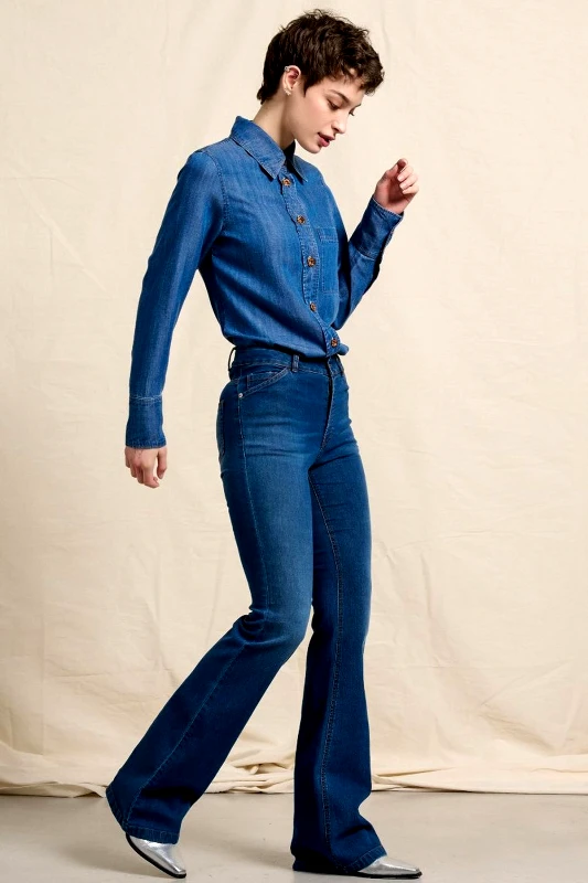 ΠΑΝΤΕΛΟΝΙ JEAN ΚΑΜΠΑΝΑ DENIM φωτογραφία