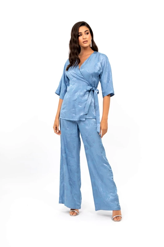 AXNARI ΣΕΤ ΠΑΝΤΕΛΟΝΑ - ΜΠΛΟΥΖΑ ΜΕ ΑΝΑΓΛΥΦΟ ΣΧΕΔΙΟ ΣΙΕΛ