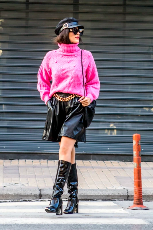 AXNARI ΒΕΡΜΟΥΔΑ ΔΕΡΜΑΤΙΝΗ ΜΕ ΑΠΟΣΠΩΜΕΝΗ ΑΛΥΣΙΔΑ t177 ΜΑΥΡΟ