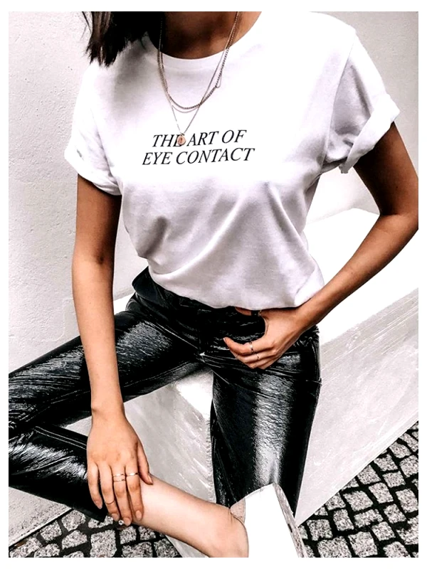 Annakey EYE CONTACT WHITE T-SHIRT