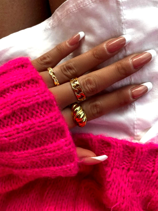 Annakey CROISSANT GOLD RING