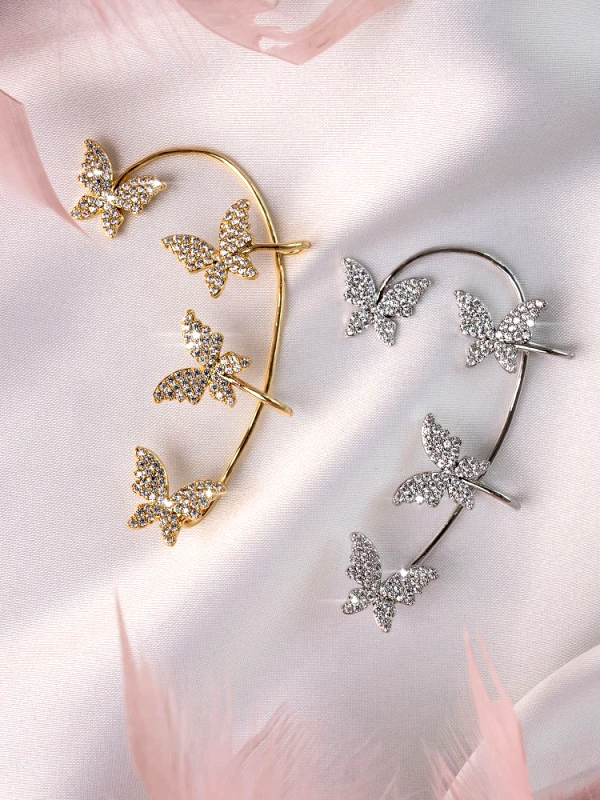 Annakey LITTLE BUTTERFLIES EARCUFF