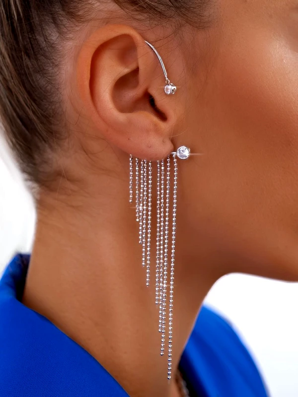 Annakey LUNA SILVER RAIN EARCUFF