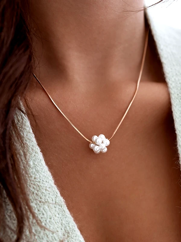 Annakey ATOM PEARL NECKLACE