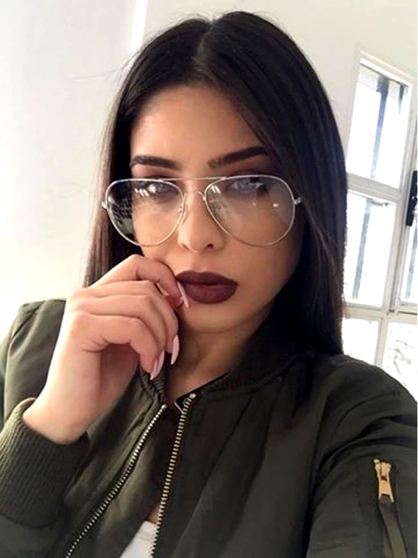 Annakey CLEAR SILVER AVIATOR