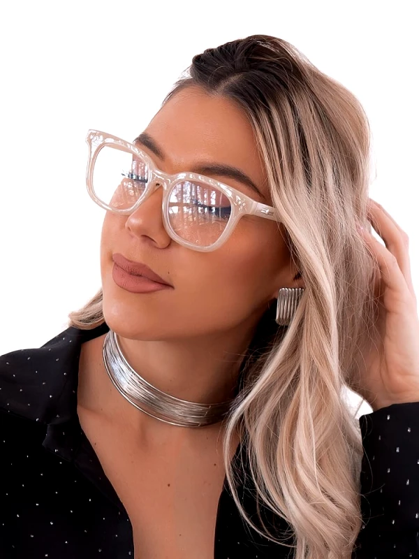 Annakey HERMES NUDE CLEAR LENS