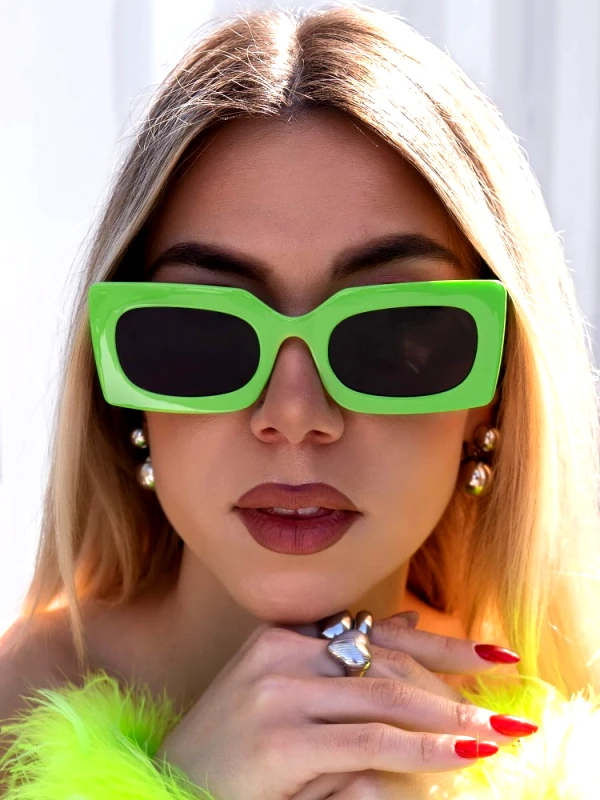 Annakey ANNAKEY PALM LIME SUNGLASSES