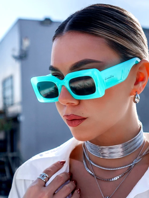 Annakey ANNAKEY ECLIPSE TURQUOISE SUNGLASSES