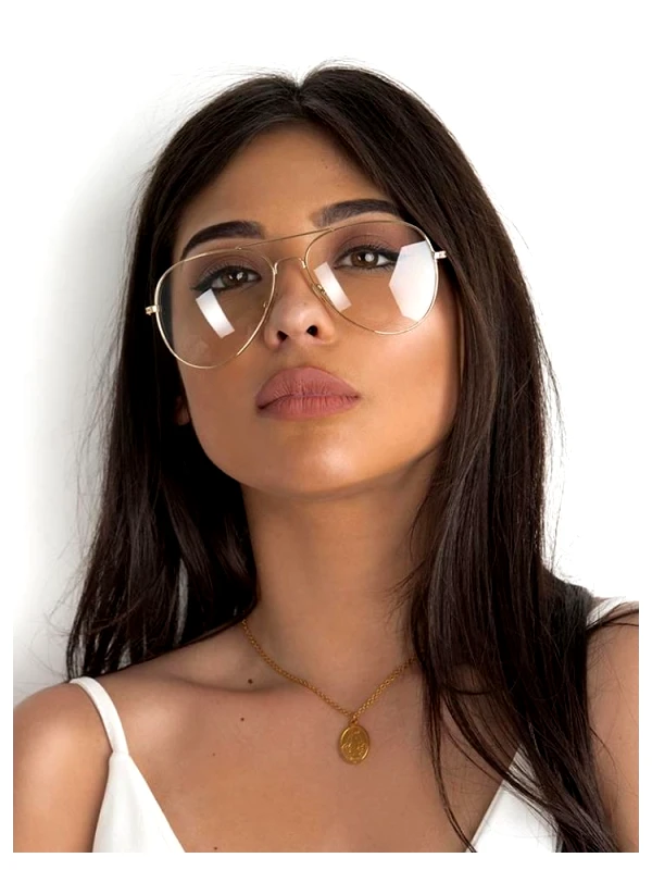 Annakey CLEAR GOLD AVIATOR
