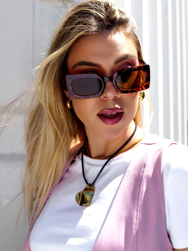Annakey ANNAKEY PALM LEOPARD SUNGLASSES