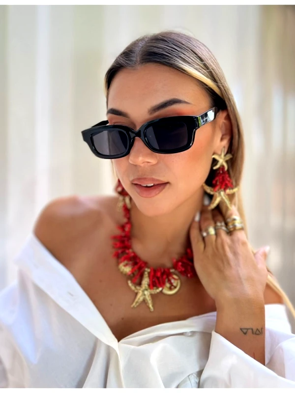 Annakey ANNAKEY KOKO BLACK SUNGLASSES