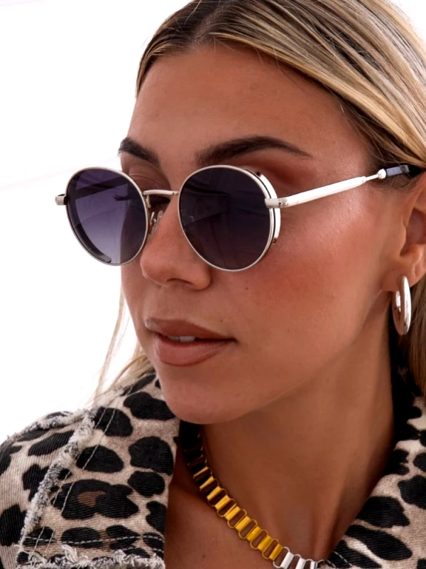 Annakey ANNAKEY LENNON SILVER SUNGLASSES