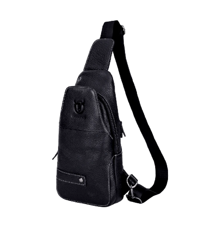 Bull Captain Δερμάτινο τσαντάκι body Bull Captain XB 087 μαύρο