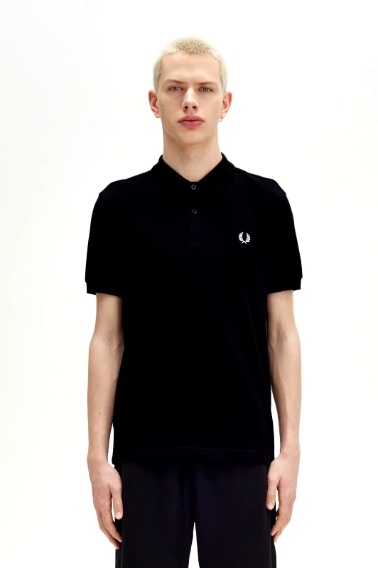 Fred Perry Ανδρικό Polo Plain Fred Perry Shirt M6000-350 Μαύρο
