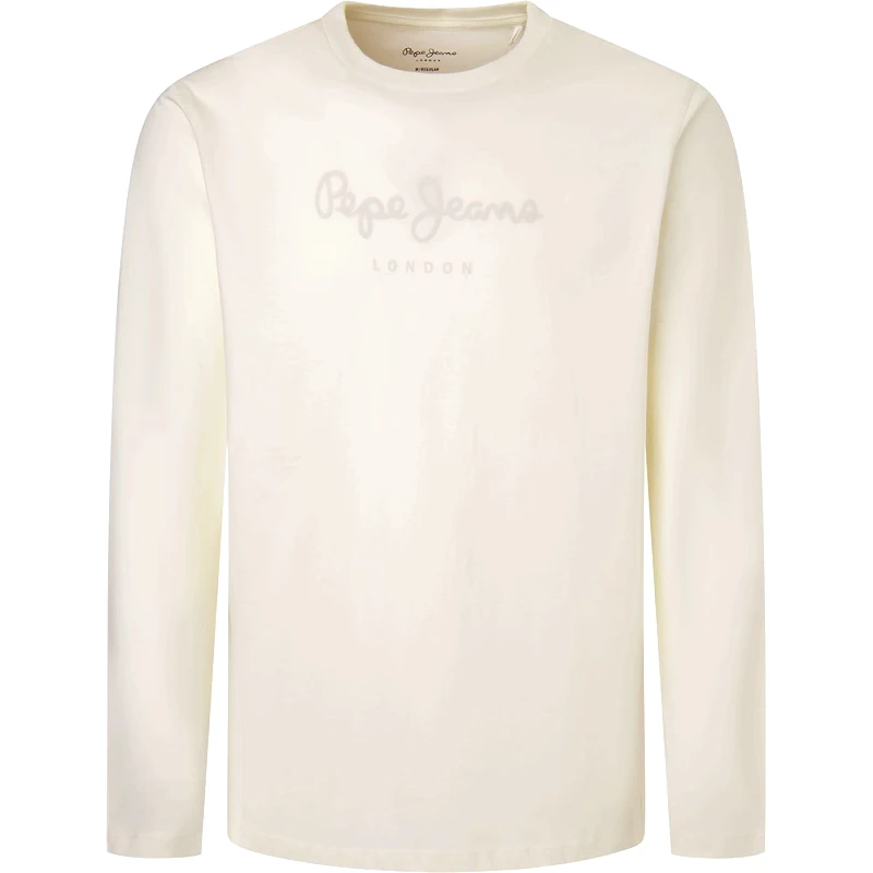 Pepe Jeans Pepe Jeans Ανδρικό Μακρυμάνικο T-Shirt Eggo Long PM508209-837 Chalk White