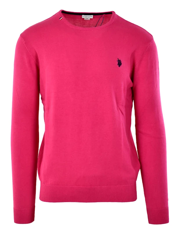 U.S. Polo ASSN. Us Polo Assn. Ανδρικό Πουλόβερ Leon 6657652228-250 Ροζ
