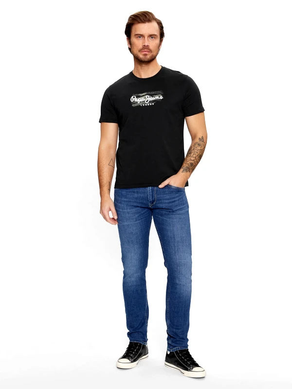 Pepe Jeans Pepe Jeans Tapered Fit Παντελόνι Ανδρικό PM207391HT52-000 Μπλε