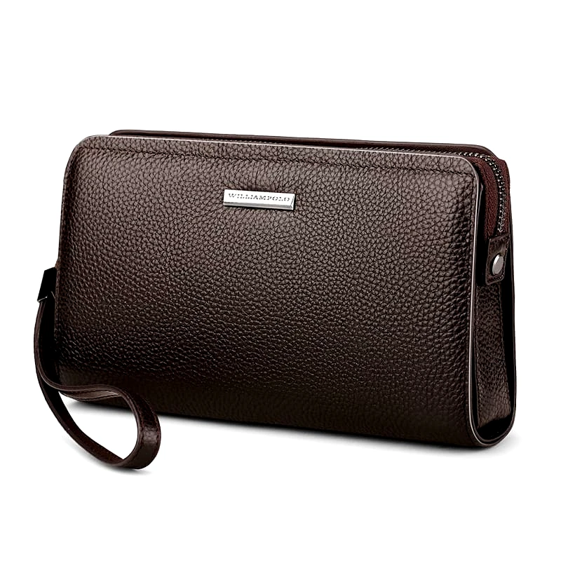 William Polo Δερμάτινο Ανδρικό πορτοφόλι William Polo 286 brown