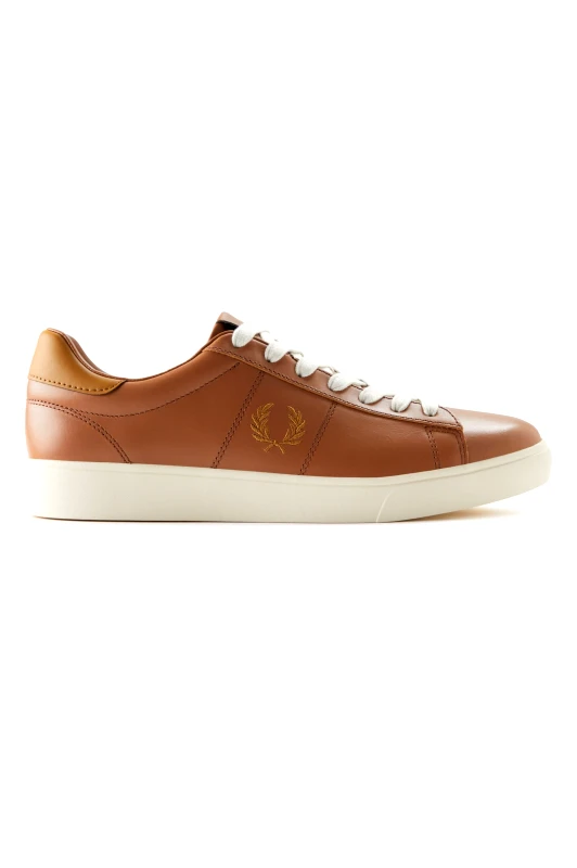Fred Perry Fred Perry Ανδρικό Δερμάτινο Sneaker Spencer Leather B4334-T79 Ταμπά