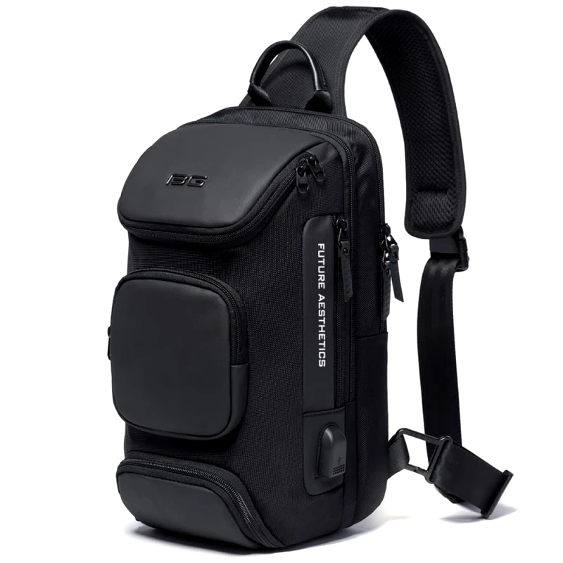 Bange Τσαντάκι ώμου χιαστί crossbody Bange 7086 μαύρο