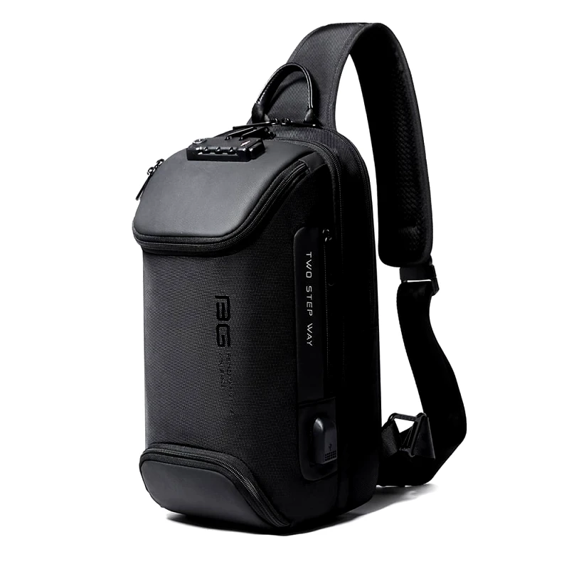 Bange Τσαντάκι ώμου χιαστί crossbody Bange 7082 μαύρο