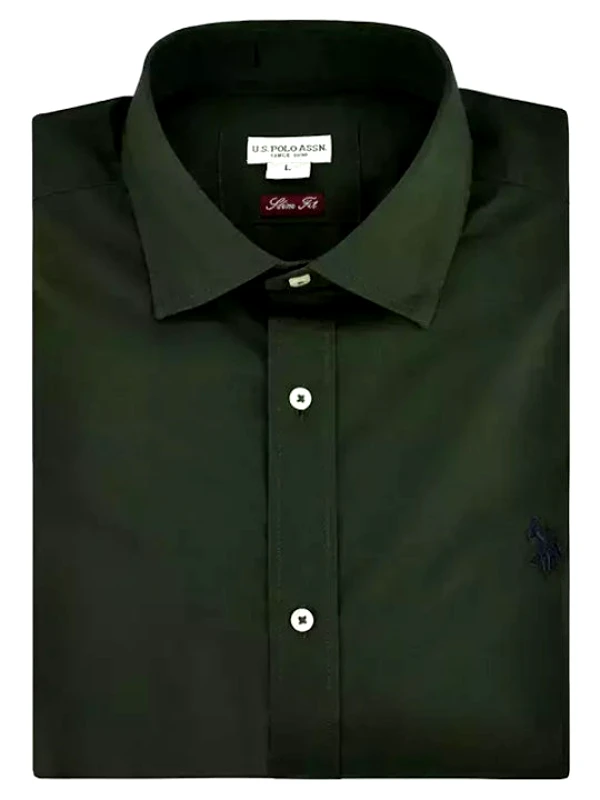 U.S. Polo ASSN. U.S. Polo Assn. Ανδρικό Πουκάμισο 6711751371-146 Πράσινο