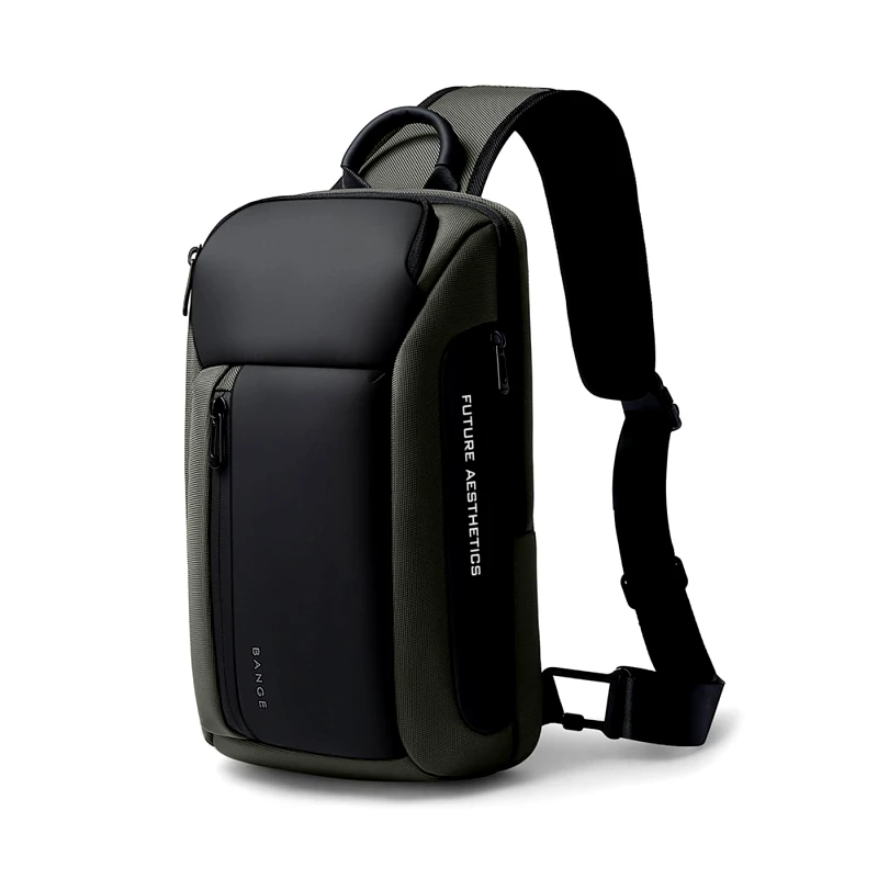 Bange Τσαντάκι ώμου χιαστί crossbody Bange 7566 χακί