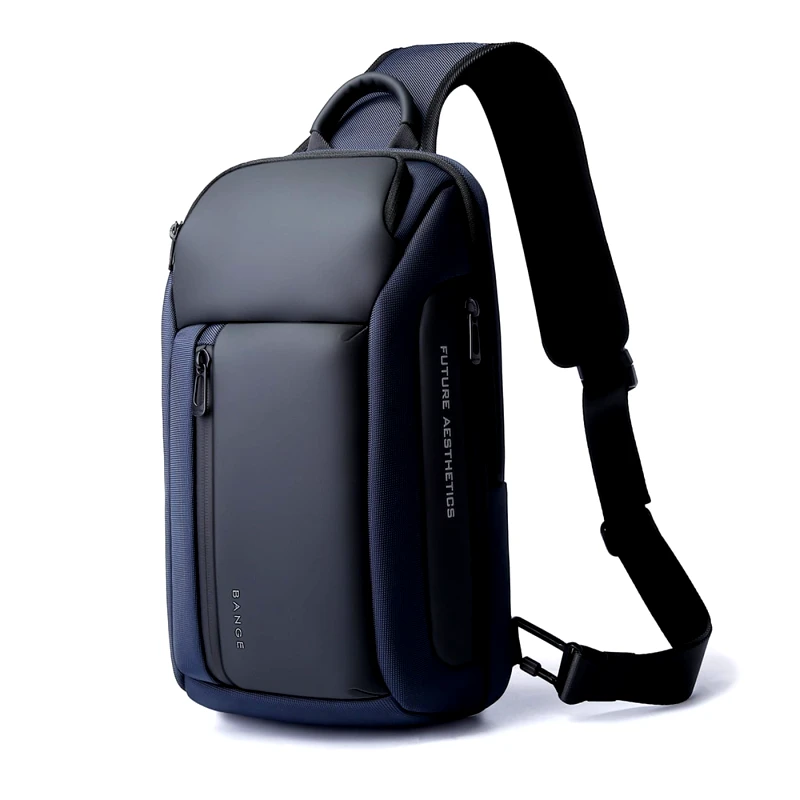 Bange Τσαντάκι ώμου χιαστί crossbody Bange 7566 μπλέ