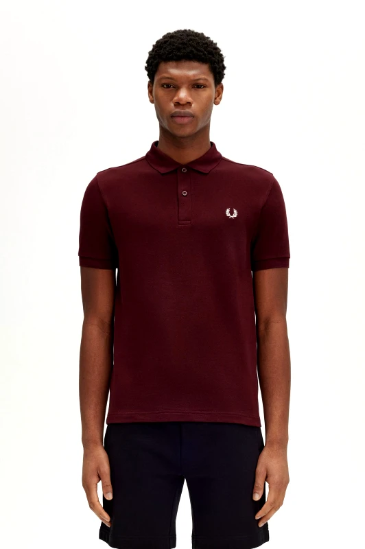 Fred Perry Ανδρικό Polo Plain Fred Perry Shirt M6000-597 Μπορντό