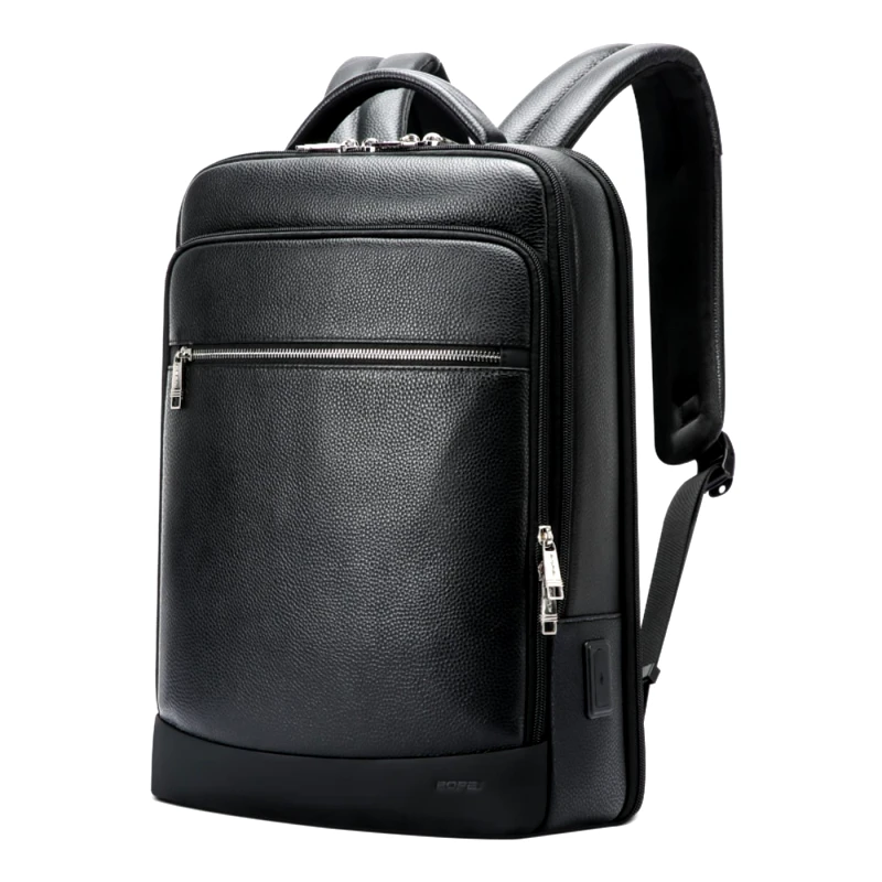 bopai Δερμάτινο Σακίδιο πλάτης Αντικλεπτικό 24L Laptop 15,6” Bopai 61-121561 μαύρο