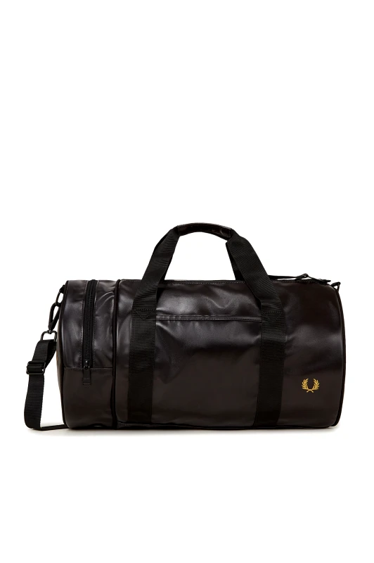 Fred Perry Fred Perry Ανδρική Τσάντα Tonal Classic Barrel Bag L7260-774 Μαύρο