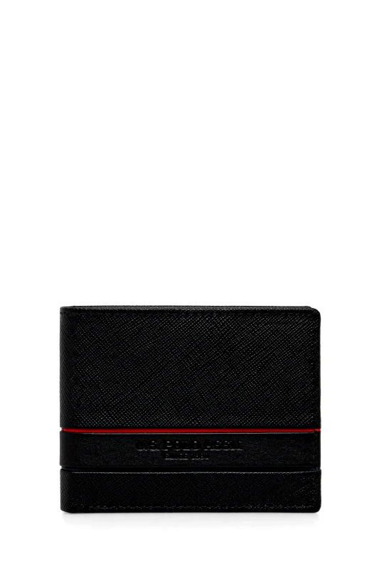 U.S. Polo ASSN. US. Polo Assn. Ανδρικό Μεγάλο Δερμάτινο Πορτοφόλι Yale WEUYA2622MHA000 Μαύρο