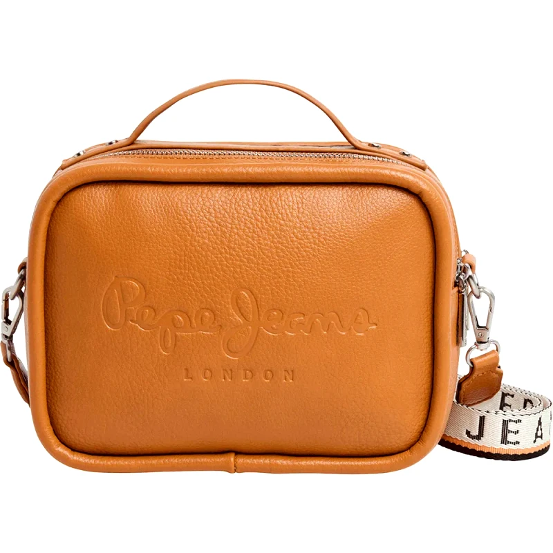 Pepe Jeans Pepe Jeans Γυναικεία Τσάντα Ώμου Bassy Main PL031637-859 Καφέ