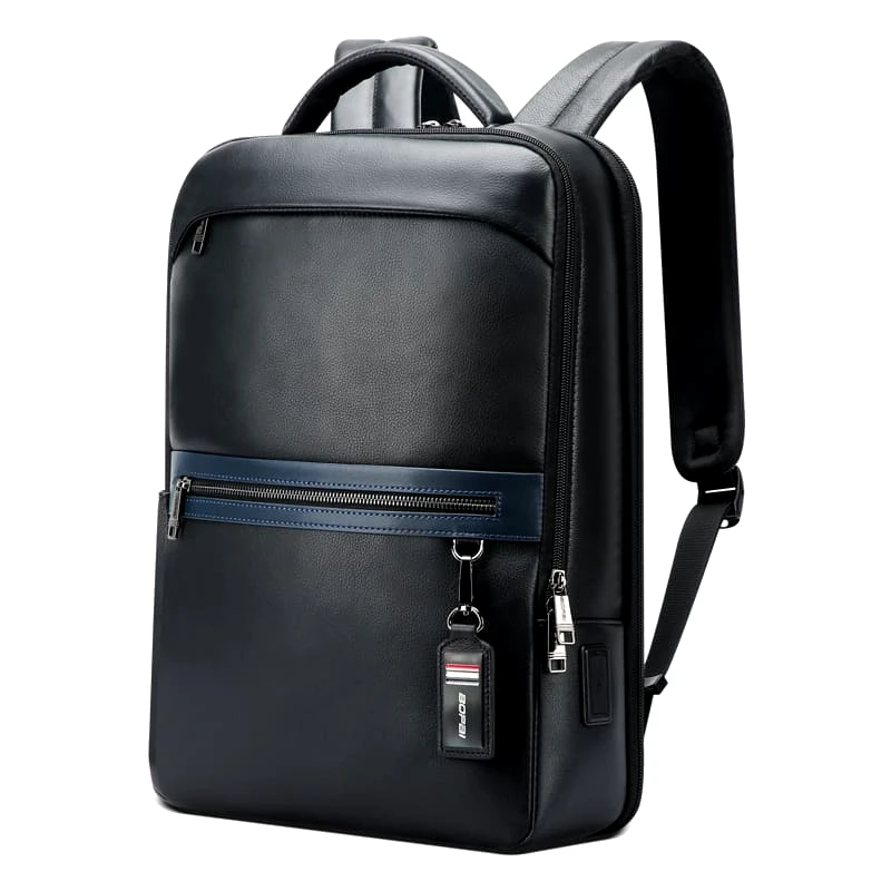 bopai Δερμάτινο Σακίδιο πλάτης Αντικλεπτικό 24L Laptop 15,6” Bopai 61-122101 μαύρο