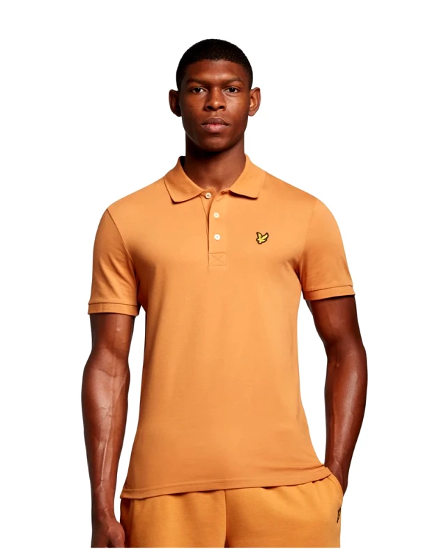 Lyle and Scott Lyle and Scott Ανδρικό Plain Polo Shirt SP400VOG-W869 Πορτοκαλί