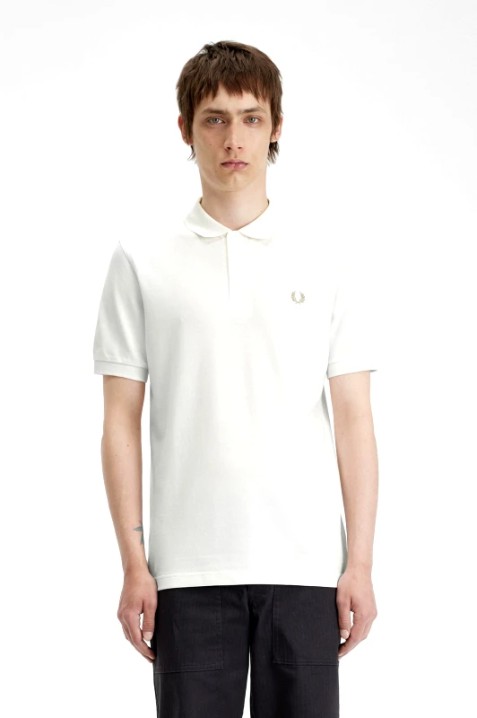 Fred Perry Ανδρικό Polo Plain Fred Perry Shirt M6000-U72 Εκρού