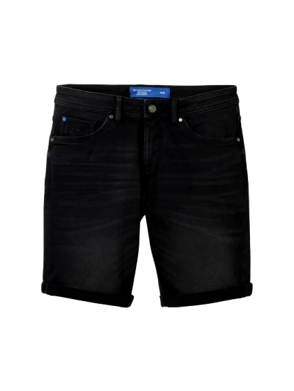 Tom Tailor Ανδρική Τζιν Βερμούδα Tom Tailor Josh Denim Shorts 1040175-10273 Μαύρο