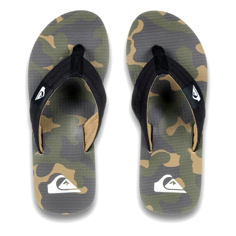 Quiksilver Quiksilver Ανδρικές Σαγιονάρες Molokai Layback AQYL101339-THQ6 Χακί