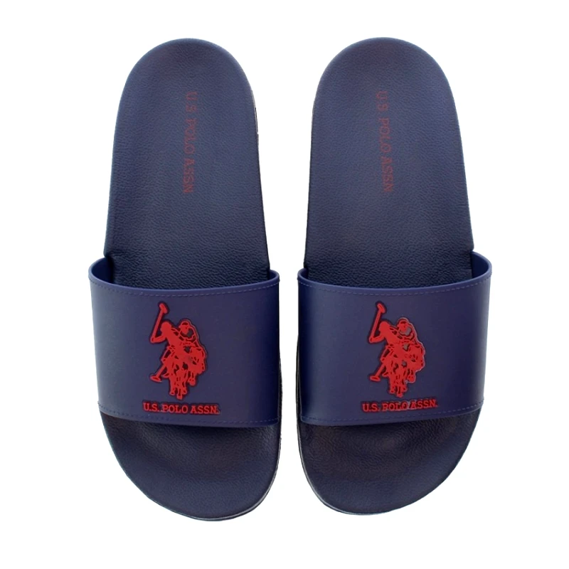 U.S. Polo ASSN. U.S. Polo Assn. Ανδρικές Pool Slide Παντόφλες GAVIO004-DBL008 Μπλε