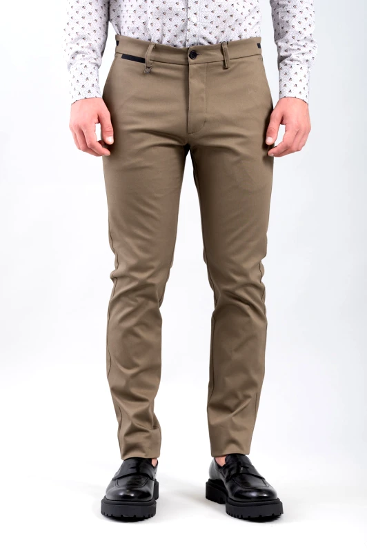 Vittorio Vittorio Artist Ανδρικό Παντελόνι 500-2526-COMO Fanco Μπεζ